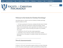 Tablet Screenshot of christianpsych.org